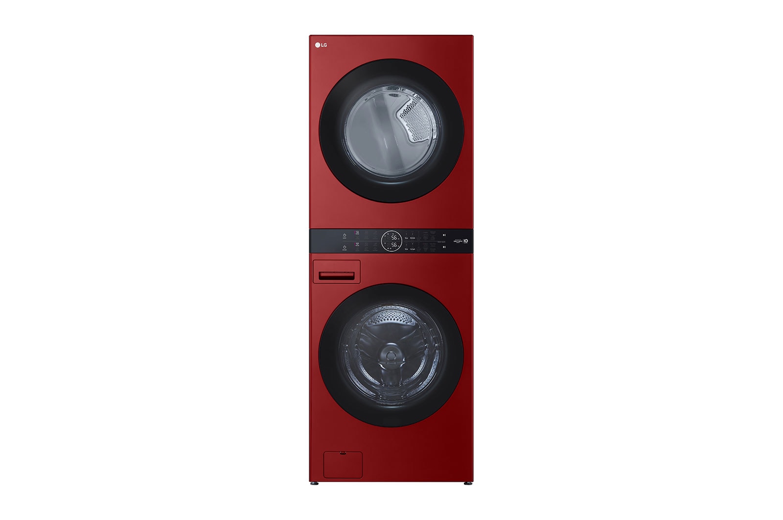 LG Torre de lavado WashTower™ LG Carga Frontal Inteligente Lavadora y Secadora  Inverter AI DD™ (Inteligencia Artificial)  con Conectividad LG ThinQ 22 Kg / 22Kg - Roja - WK22RS6, WK22RS6