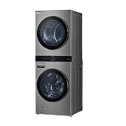 LG Torre de lavado WashTower™ (Lavadora y Secadora) Inteligente LG Carga Frontal Inverter AI DD (Con Inteligencia Artificial) y Conectividad LG ThinQ 22Kg / 22Kg - Plata, WK22VKS6