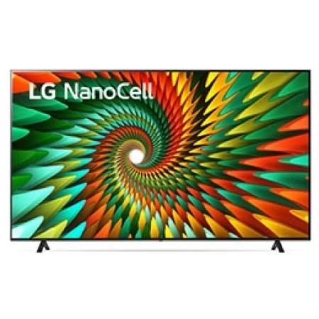 Una vista frontal del televisor LG NanoCell