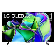 LG Pantalla LG OLED evo 42 pulgadas 4K SMART TV ThinQ AI OLED42C3PSA, OLED42C3PSA