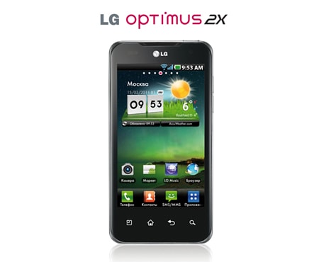 LG Первый в мире смартфон с двухъядерным процессором, P990