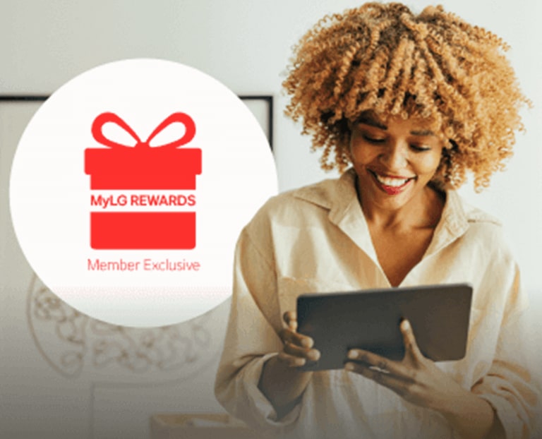Earn 5% back in MyLG Rewards image for mobile.