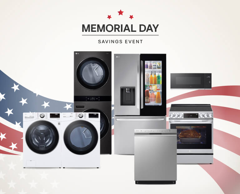 Celebrate Memorial Day with 30%-55% off select appliances for mobile