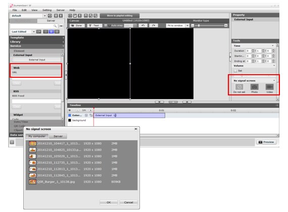 Featuring more unique features on licensed version: failover media setting by the editor