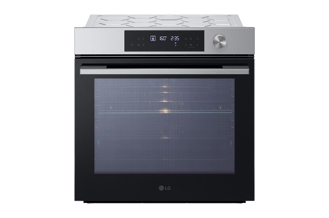 LG 2023 LG InstaView Oven with Steam & Sous-Vide, 76L, Front view, WSED7613S