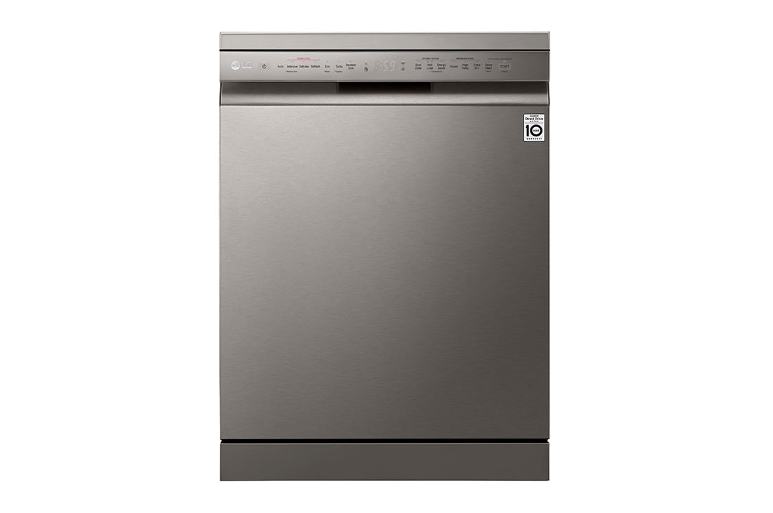 LG Platinum Silver Dishwasher, QuadWash™, DFB425FP