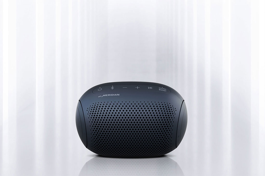 LG XBOOM Go PL2 Waterproof Bluetooth Speakers With Long Battery Life and Voice Command, Black , LG XBOOMGo PL2, PL2