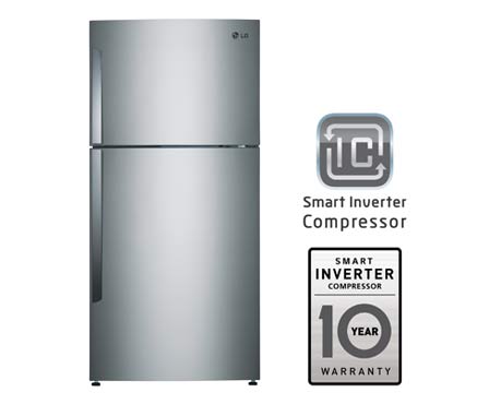 LG Wide Top Freezer Refrigerator with smart invertor compressor, GN-B722HLCL