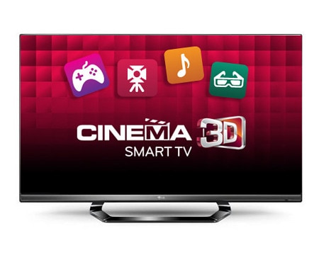 LG FULL HD 1080P CINEMA 3D SMART TV WITH ARTISTIC CINEMA SCREEN DESIGN, 42LM6410