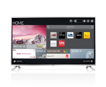 LG Smart TV with IPS panel, 47LB582V