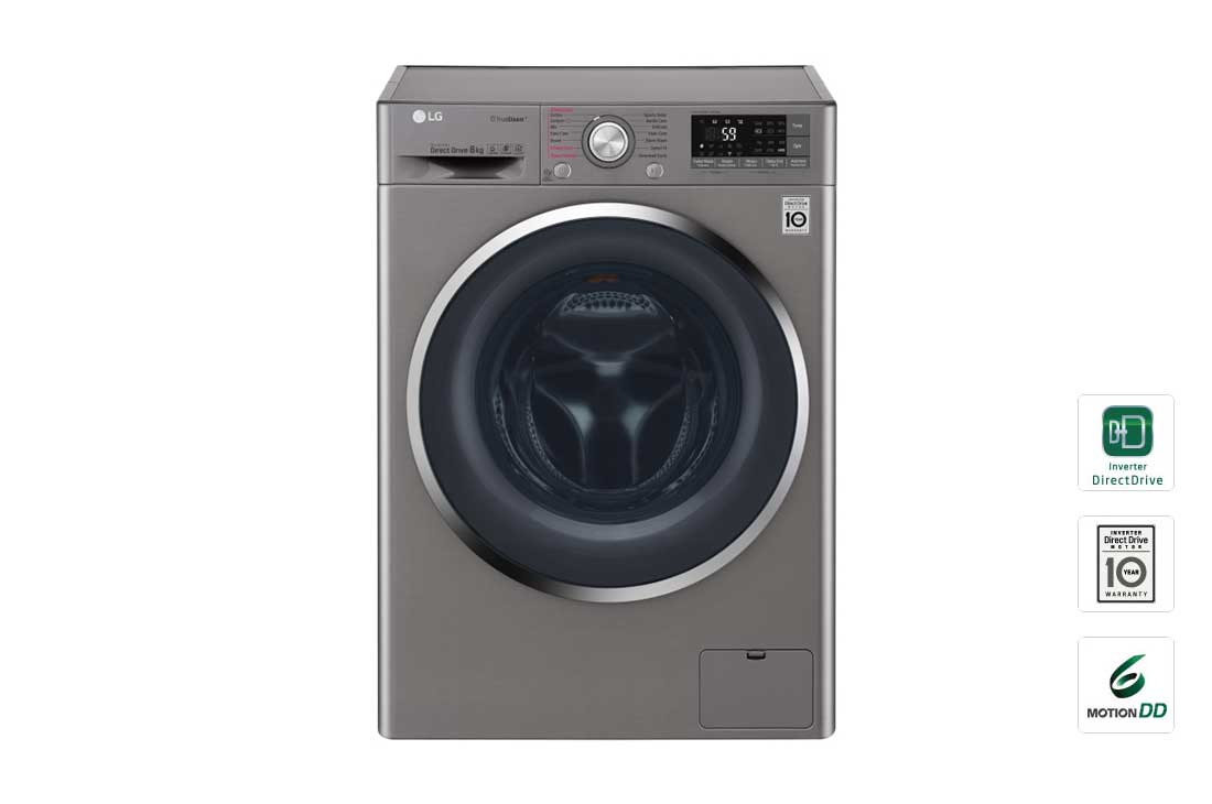 LG Washer & Dryer, 8 / 5 Kg, 6 Motion Direct Drive, F4J7THP8S