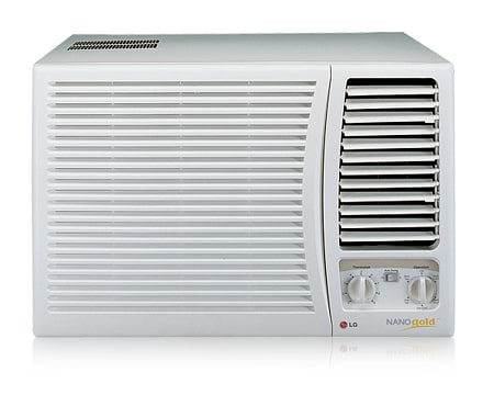 LG مكيف الهواء من نوع النافذة من LG، 18 كيلو وحدة حرارية بريطانية، تبريد فقط., W186AC