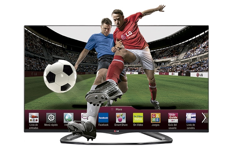 LG Cinema 3D Smart TV 47'' Incluye 4 lentes 3D, Magic Remote y Wi-Fi incorporado, 47LA6600
