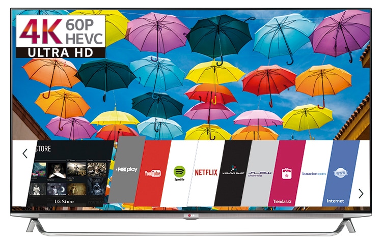 LG Ultra HD 65'' Incluye 4 lentes 3D, Magic Remote, WebOS y Wi-Fi Incorporado, 65UB9500