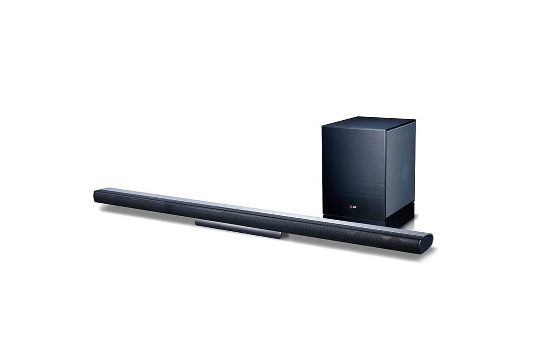 LG 2.1 Ultra Slim Speakerbar mit drahtlosem aktivem Subwoofer, Bluetooth und 310 Watt, NB4530A