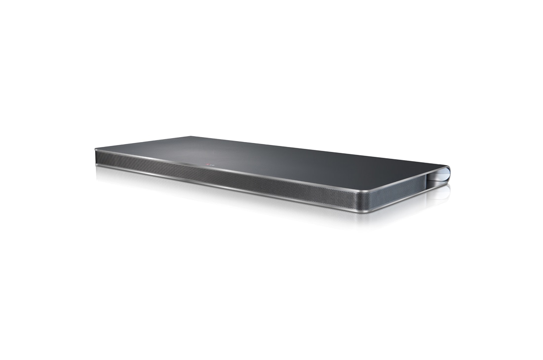 LG SoundPlate™ 4.1 Soundsystem in silber mit integrierten Dual-Subwoofern und schlankem Design (nur 35mm hoch), LAP341