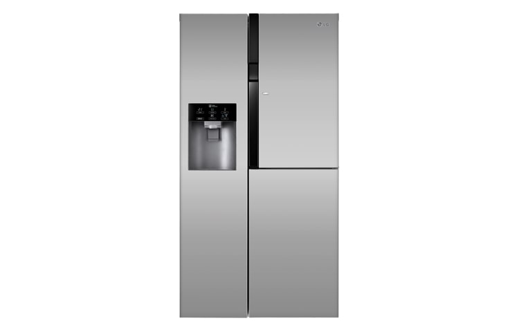 LG Side-by-Side™ | 614l Nutzinhalt | Platinum Silber | kein Festwasseranschluss, GS9366PZYZD