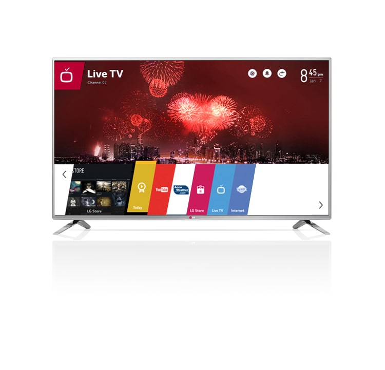 LG CINEMA 3D Smart TV mit webOS, 177 cm Bildschirmdiagonale (70 Zoll), 2.0 Soundsystem und Multi-Tuner, 70LB650V