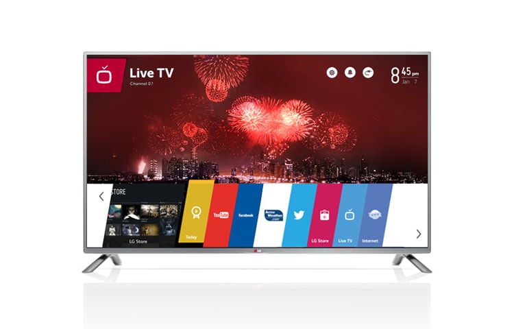 LG Smart TV mit webOS, 139 cm Bildschirmdiagonale (55 Zoll), 2.0 Soundsystem und Multi-Tuner, 55LB630V