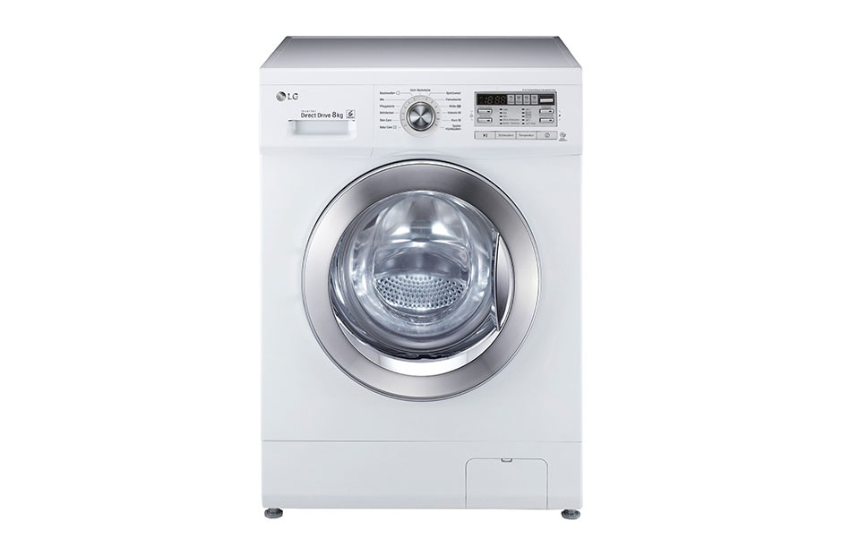 LG Waschmaschine mit 8 kg Fassungsvermögen, Smart Diagnosis™, Aqua Control, F1496TDA8H