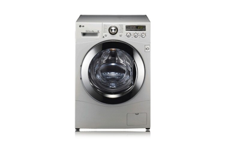 LG DirectDrive™ Waschvollautomat mit, bis zu 8kg Füllmenge, 6 Motion und Smart Diagnosis™ in silber, F1447TD51
