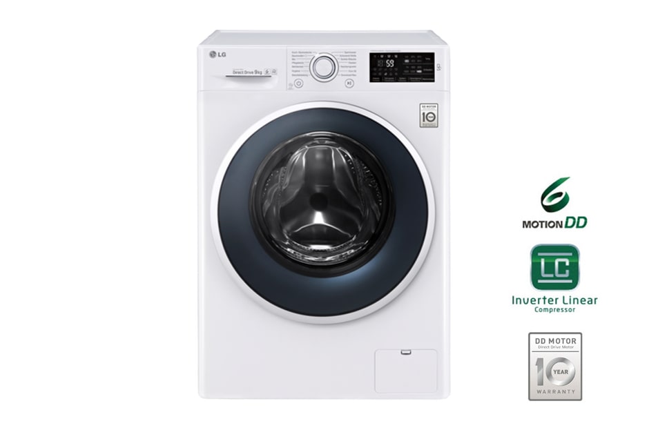 LG Waschmaschine | 9kg | 6 Motion Direct Drive™ | Tag on NFC Funktion, F14WM9EN0