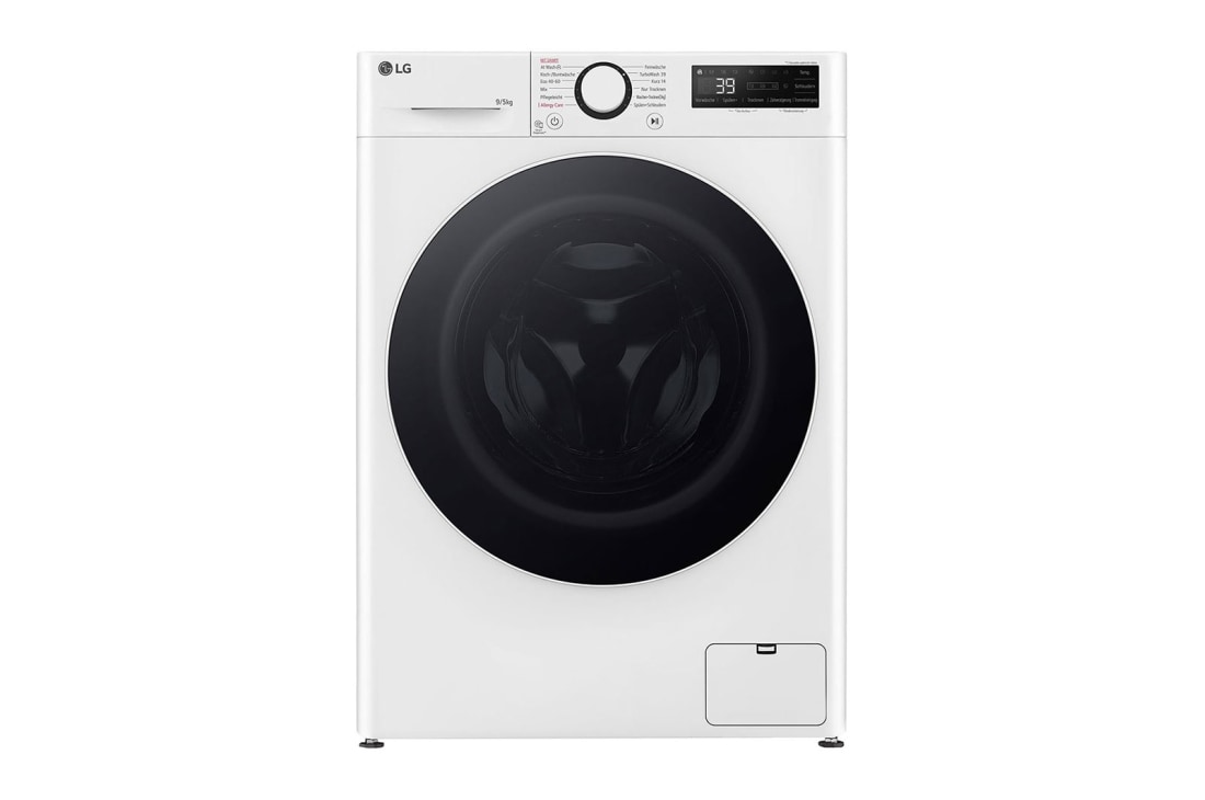 LG Waschtrockner mit AI DD® | 9 kg Waschen | 5 kg Trocknen | 1.200 U./Min. | Steam | TurboWash® | Neue Wohlfühl-Trommel | Wi-Fi-Funktion, V5WD95SLIM