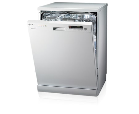 LG 14 Place Setting White Dishwasher with 10YR Direct Drive Motor Warranty (4 Star WELS, 13.7 Litres per wash), LD-1419W2