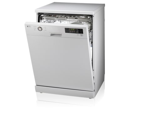 LG 14 Place Setting White Dishwasher with 10YR Direct Drive Motor Warranty (4 Star WELS, 13.5 Litres per wash), LD-1420W2