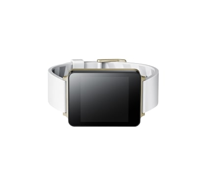 LG G WATCH (W100) White and Gold