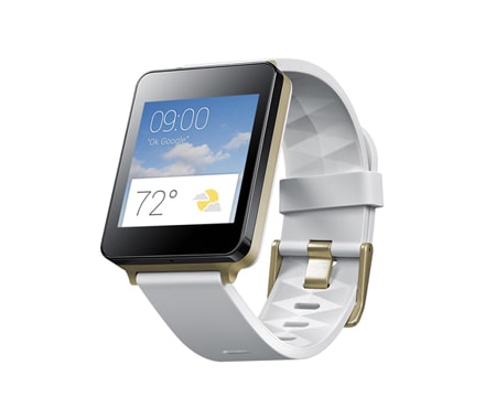 LG Information when you need it most, LG G WATCH (W100) White and Gold