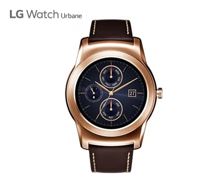 LG Watch Urbane Smartwatch, Pink Gold - LGW150