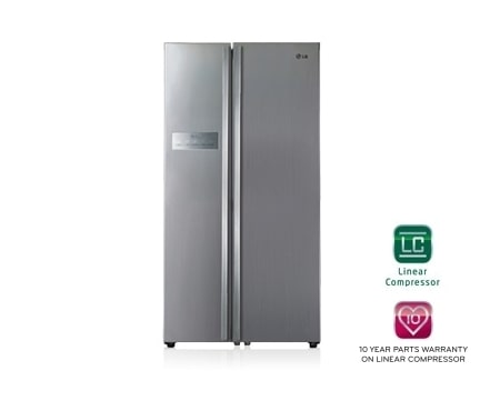 LG 679L Side by Side Refrigerator, GC-B247ESL