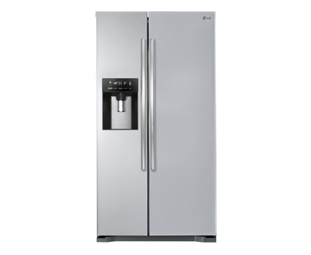 LG 567L Side by Side Refrigerator with Non Plumbed Ice & Water Dispenser, GC-L197DPNL