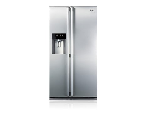 LG 567L Side by Side Refrigerator with Ice & Water Dispenser, GC-L197DSL