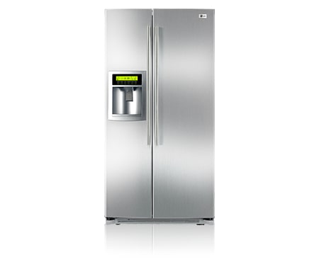LG 621L Titanium Side by Side Fridge with Indoor Ice Maker and Automatic Ice & Water Dispenser, GR-L227STG