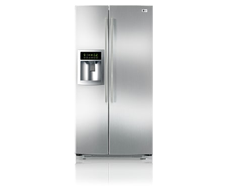 LG 721L Stainless Steel Side by Side Fridge with Indoor Ice Maker and Automatic Ice & Water Dispenser, GR-L257STS