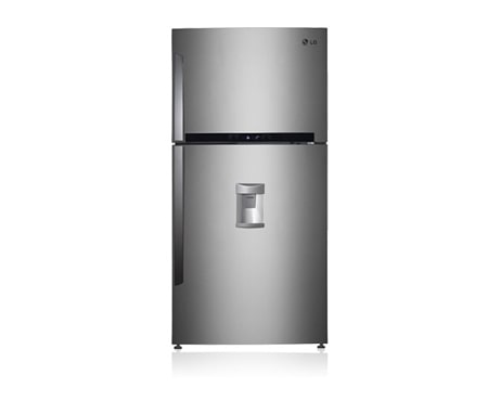 LG 601L Top Mount Refrigerator with Water Dispenser and Inverter Compressor, GR-W600GSL