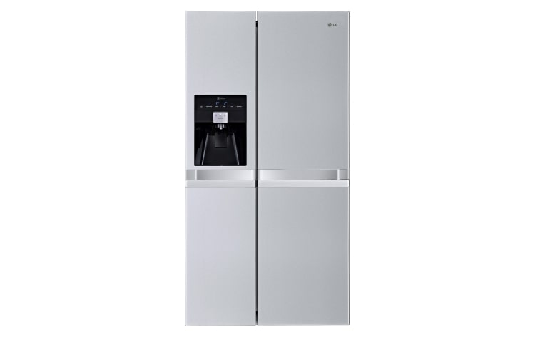 LG 590L Side by Side Refrigerator with Non Plumbed Ice & Water, GC-L227FNSL