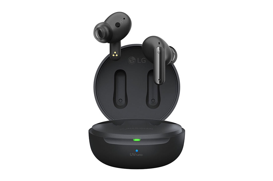 LG TONE Free FP8A Wireless Ear buds with UV Nano Self-Cleaning Technology, front view, FP8A