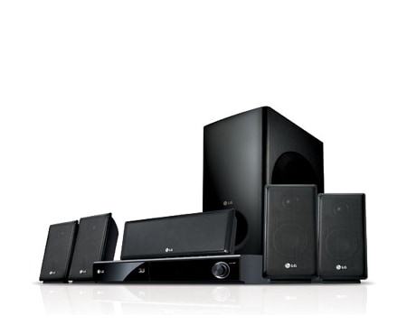LG 3D Satellite Blu-Ray Home Theatre System with 850W Total Power Output, HB806SG