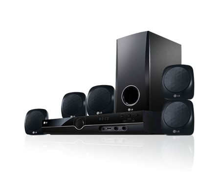 LG 5.1 Channel DVD Home Theatre System with 300W Total Power Output, HT355SD