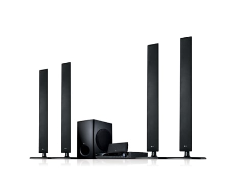 LG DVD Home Theatre System with 1080p up scaling, HT805TH