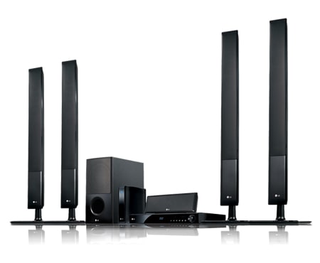 LG DVD Home Theatre System with Wireless Rear Speakers, HT905TAW