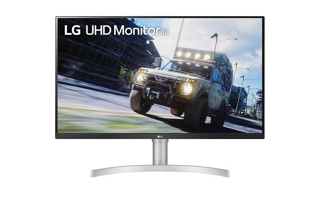 LG 32'' UHD HDR Monitor with FreeSync, Front view, 32UN550-W