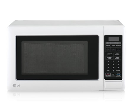 LG 19L White Microwave with 10 different power levels, and 6 Auto Cook Menus, MS1949G