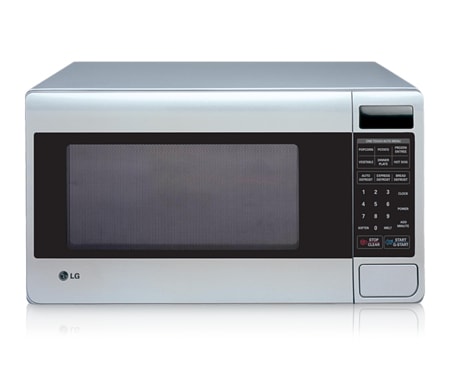 LG 25L Stainless Steel Round Cavity Microwave with 10 different power levels, and 6 Auto Cook Menus, MS2548XR
