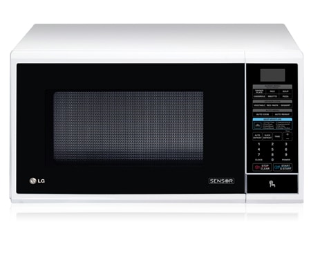 LG 38L WHITE ROUNDED CORNER CAVITY MICROWAVE OVEN WITH SENSOR, MS3840SRSK