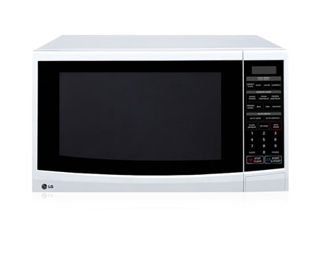 LG 39L White Microwave with 10 different power levels and Auto Cook, MS3946SS