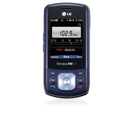LG Sleek and compact radio phone with 2MP Camera., GB230